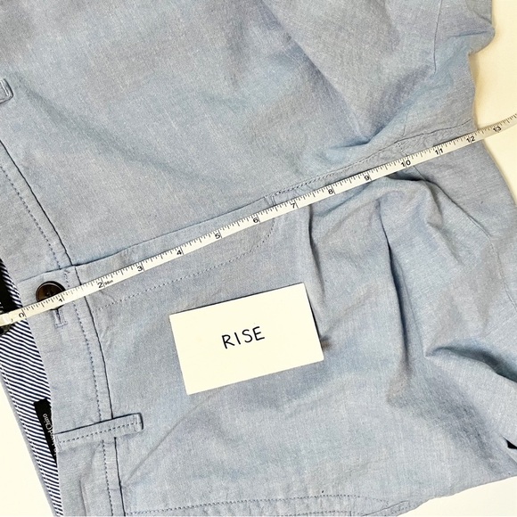 Talbots Relaxed Chino Pants 10 100% cotton Newport Chambray light blue summer - Picture 10 of 12